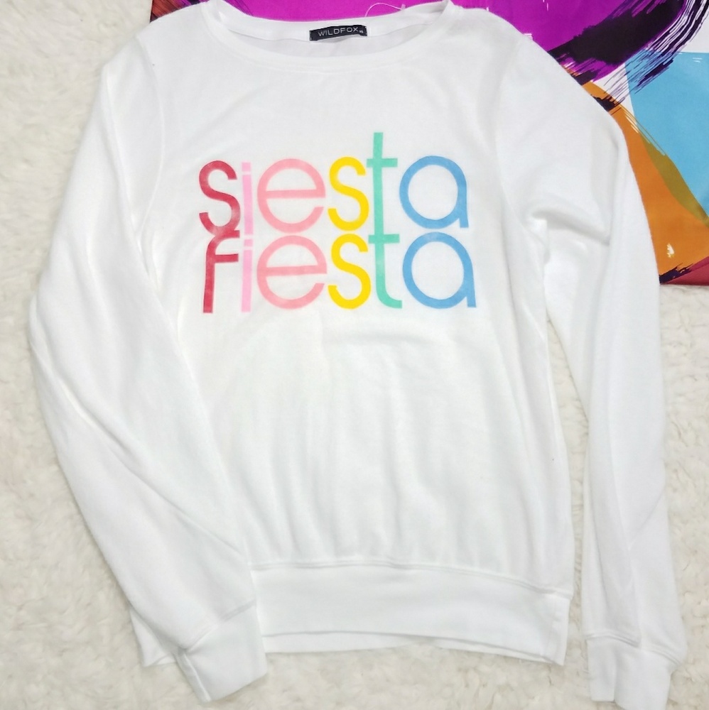Wildfox Siesta Fiesta Pullover Sweater XS NEW